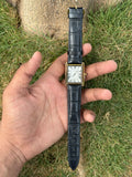 Cartier Tank Classic – Old-Money Gold & Black Croc Leather - Men's Watch