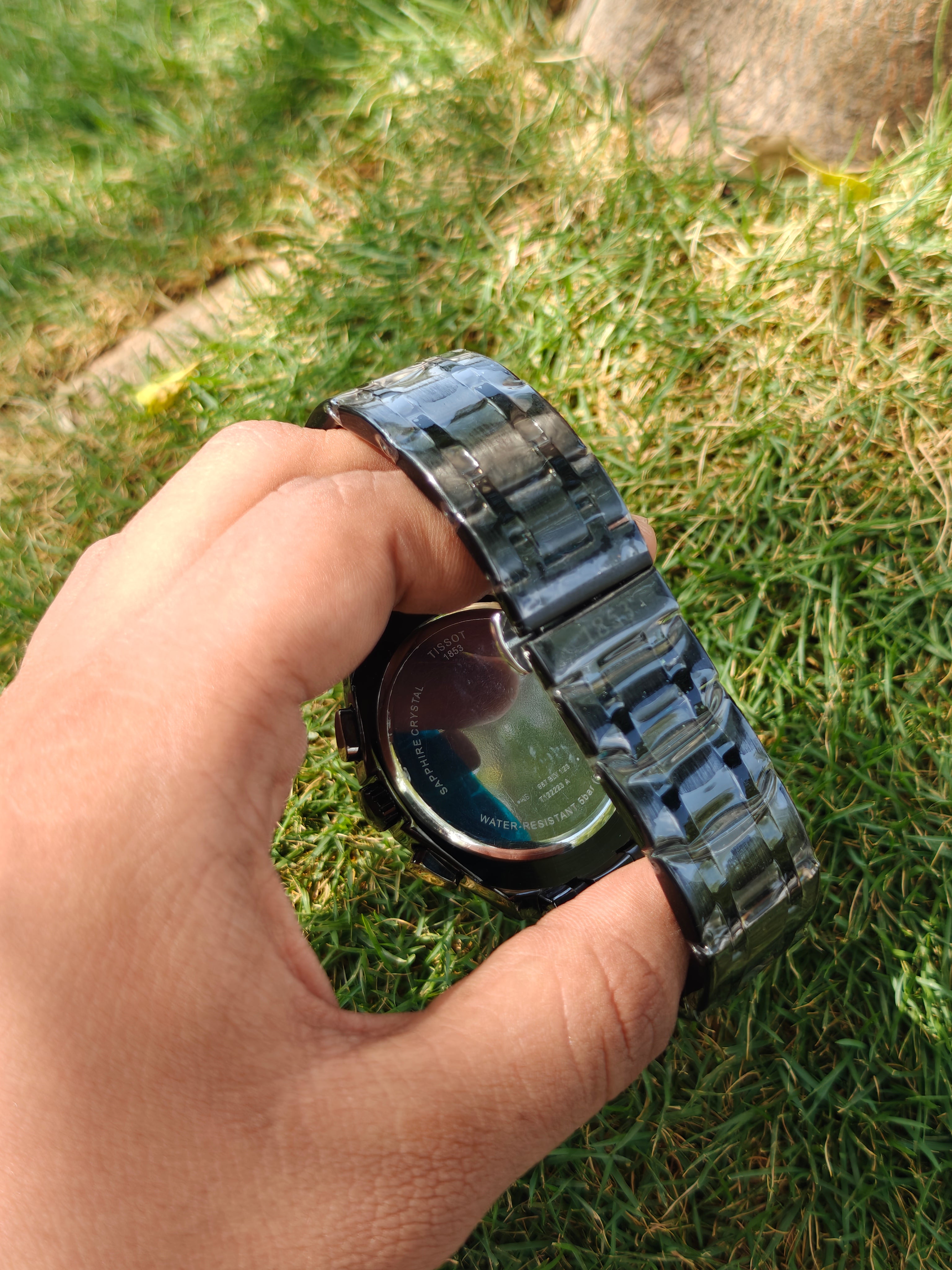 Tissot Style Chronograph – All-Black Stealth Edition Sports Quartz