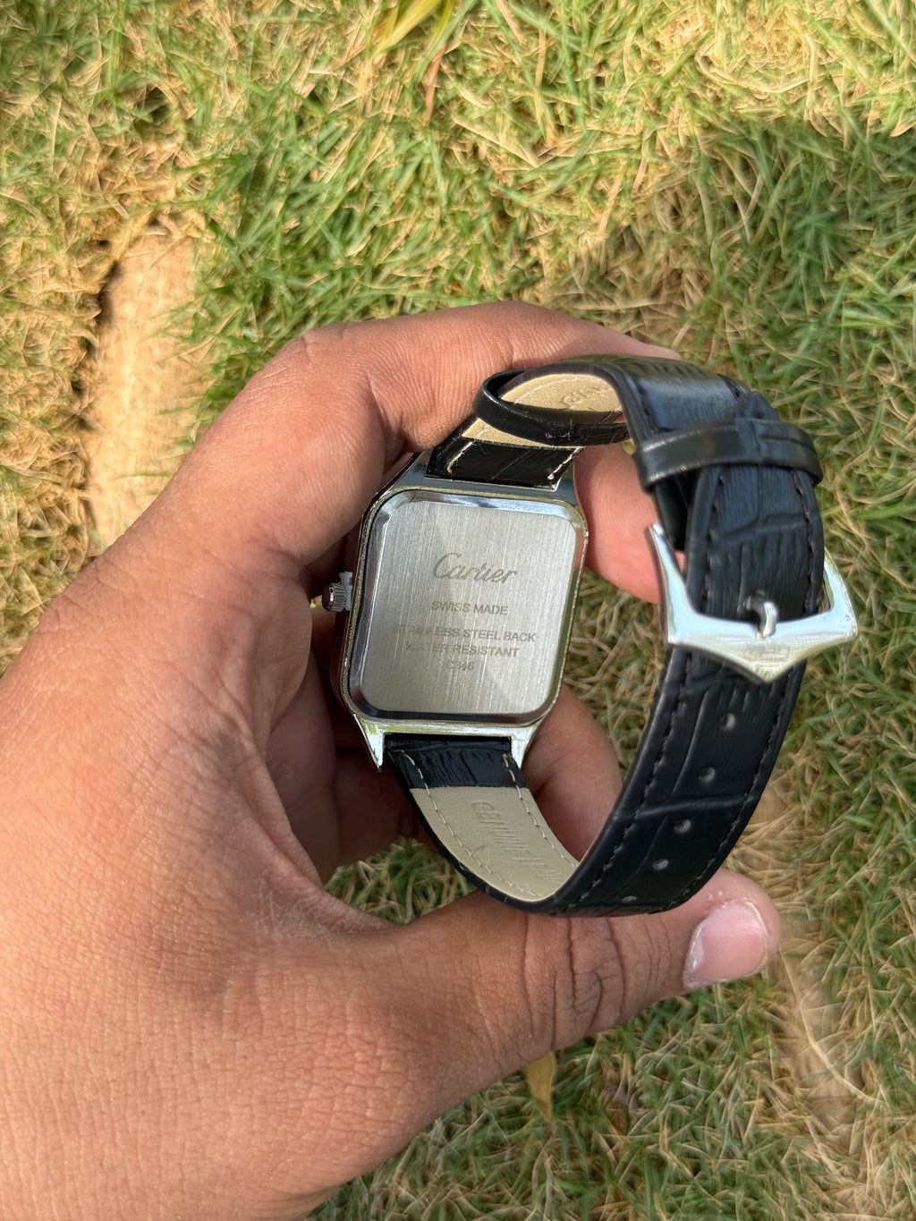 Cartier Santos Dumont – Dual-Tone Luxury & Obsidian Black Dial Men's - Watch