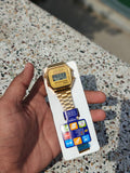 Casio Vintage Style Digital – Full Gold Retro Classic Edition