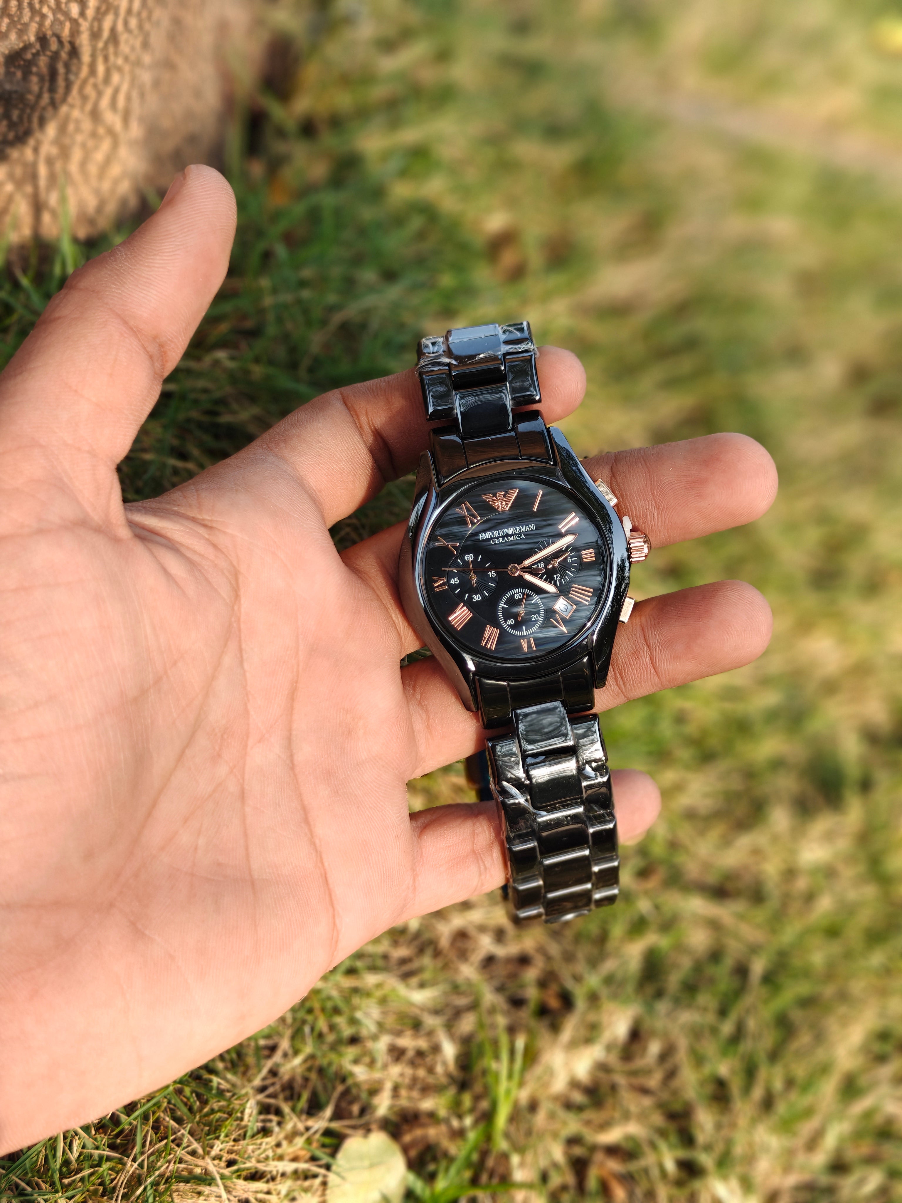 Emporio Armani Men's AR1410 Ceramica Chronograph Men's Watch