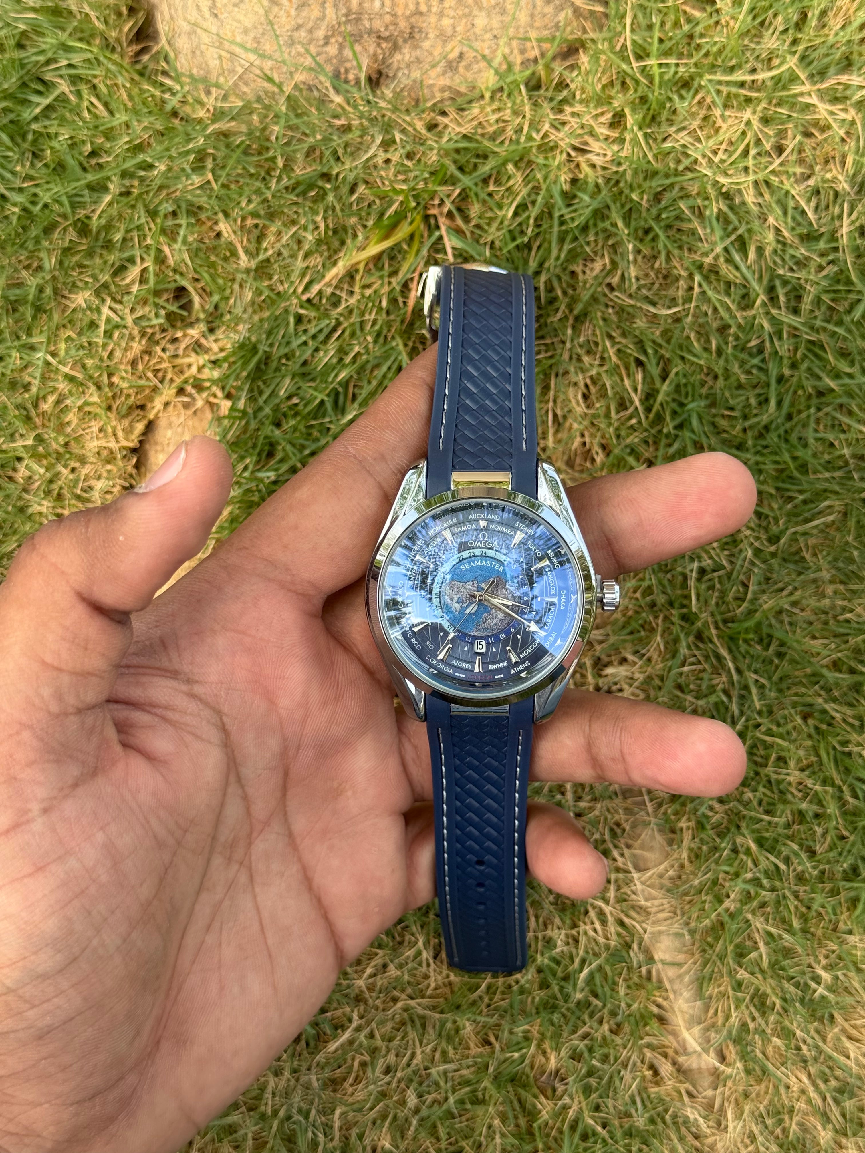 Omega Seamaster Aqua Terra Worldtimer – Ocean Blue Elite Edition