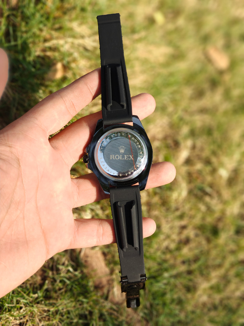 Rolex Oyster Perpetual Date – Blackout Diver Style (Custom Black Edition)