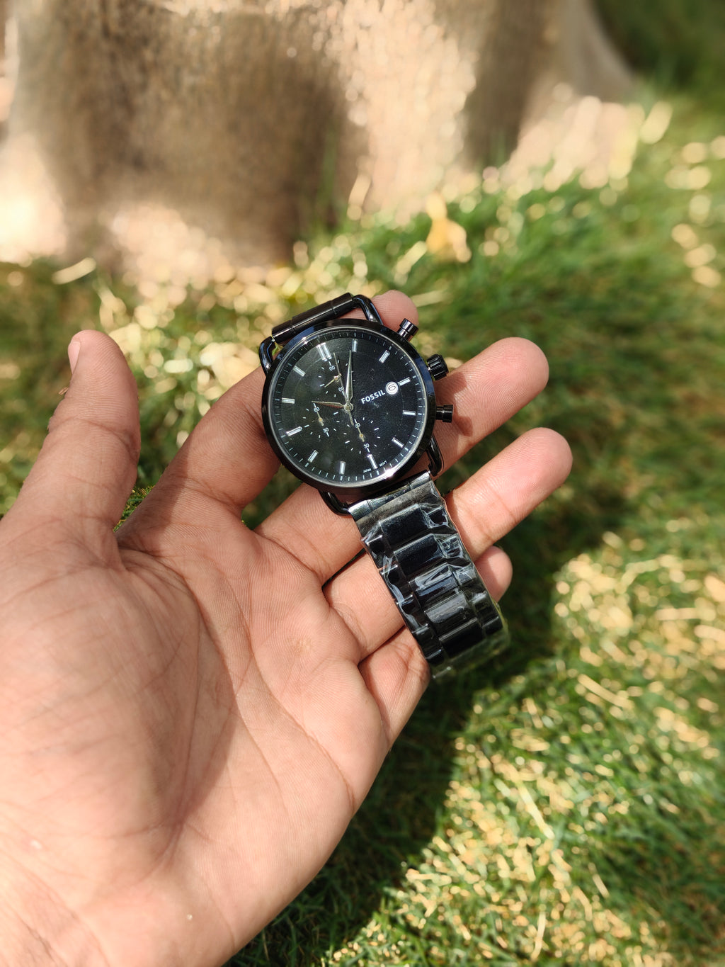 Fossil Style Neutra Chronograph – All-Black Minimalist Sports Edition (Quartz)
