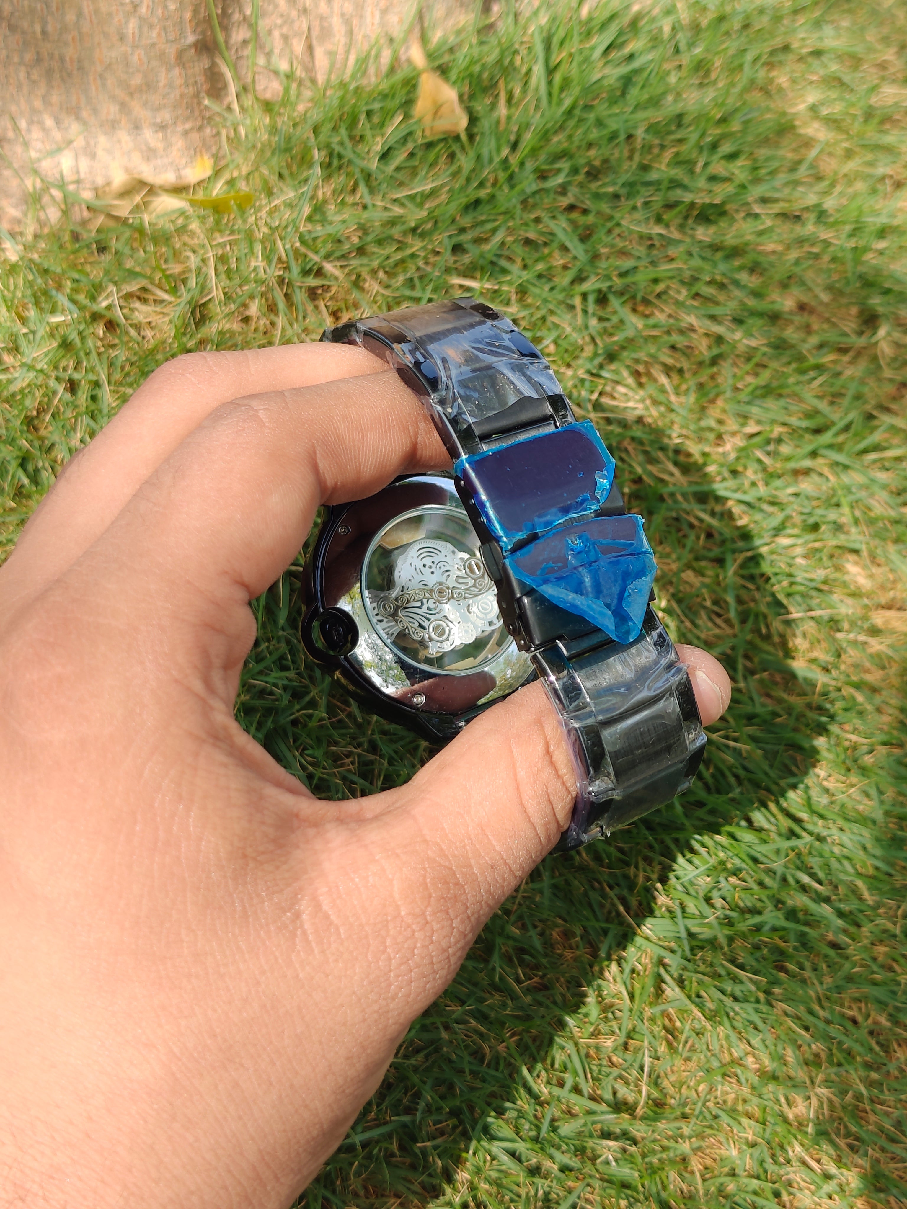 Cartier Ballon Bleu Style Diamond-Bezel Skeleton – Stealth Black Luxury Edition (Quartz)