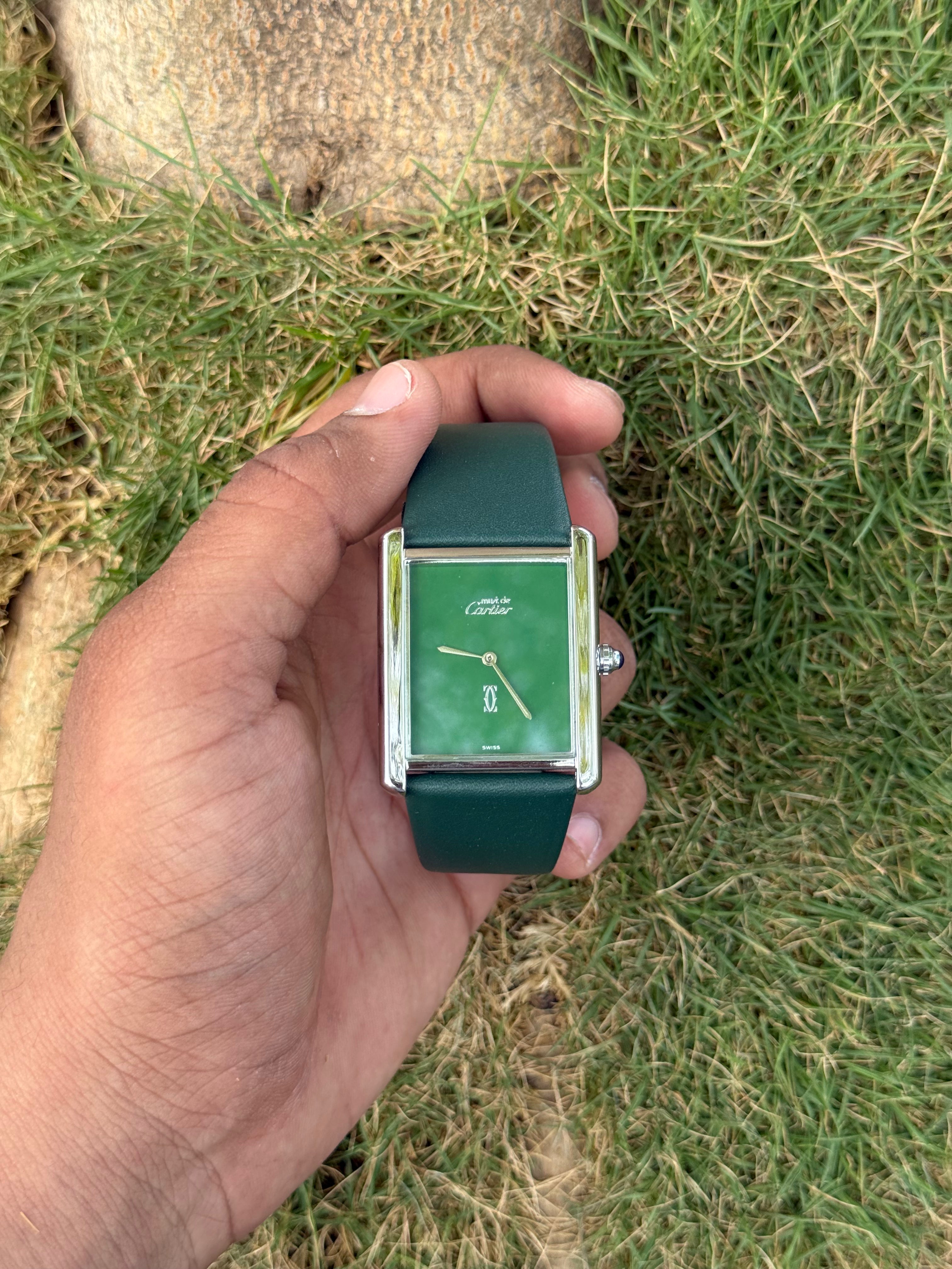 Cartier Tank Must – Monochrome Emerald Green Edition