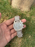 Omega x Swatch Moonswatch – Mission to Saturn (Desert Sand & Taupe) Men's Watch