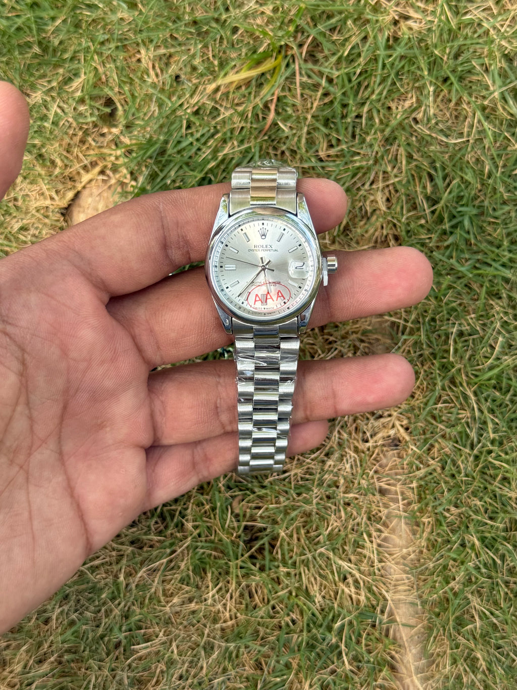 Rolex Style Datejust Luxury – Classic Silver Dial Jubilee Edition for Women (Quartz)