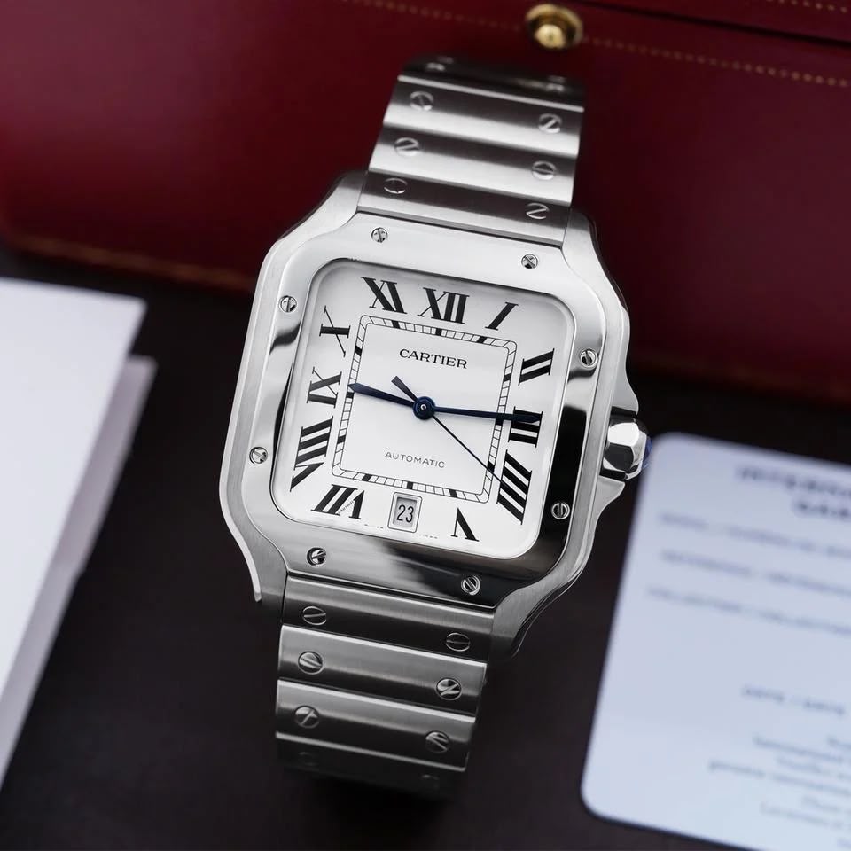 Cartier Santos Automatic Men's Watch – Iconic Square Design