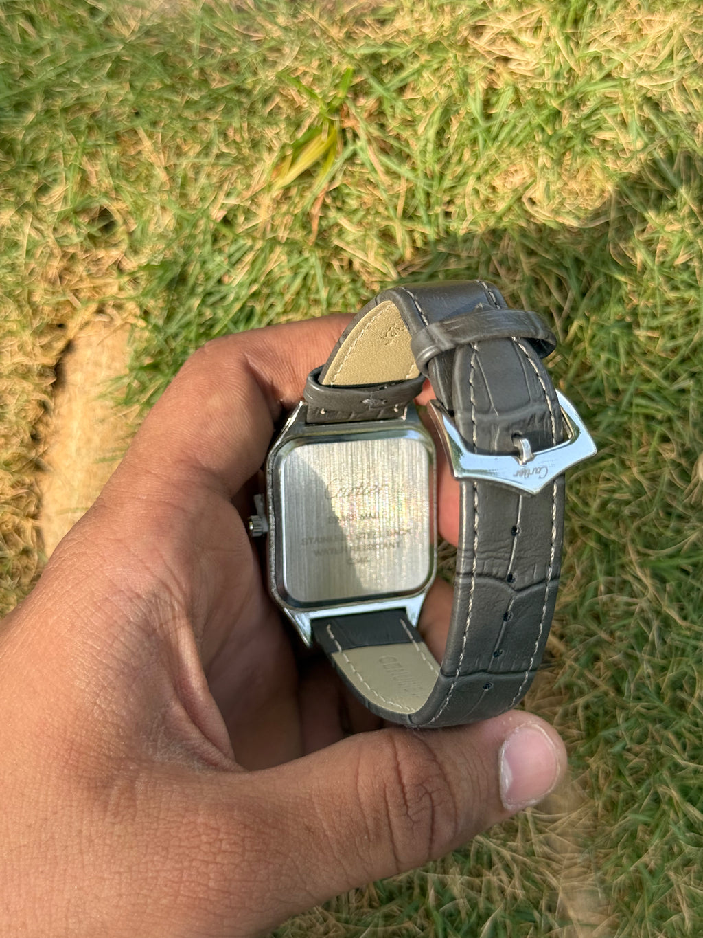 Cartier Santos Dumont – Dual-Tone Executive & Slate Grey Leather - Men's Watch