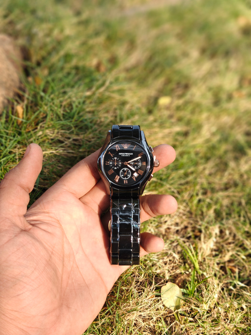 Emporio Armani Men's AR1410 Ceramica Chronograph Men's Watch
