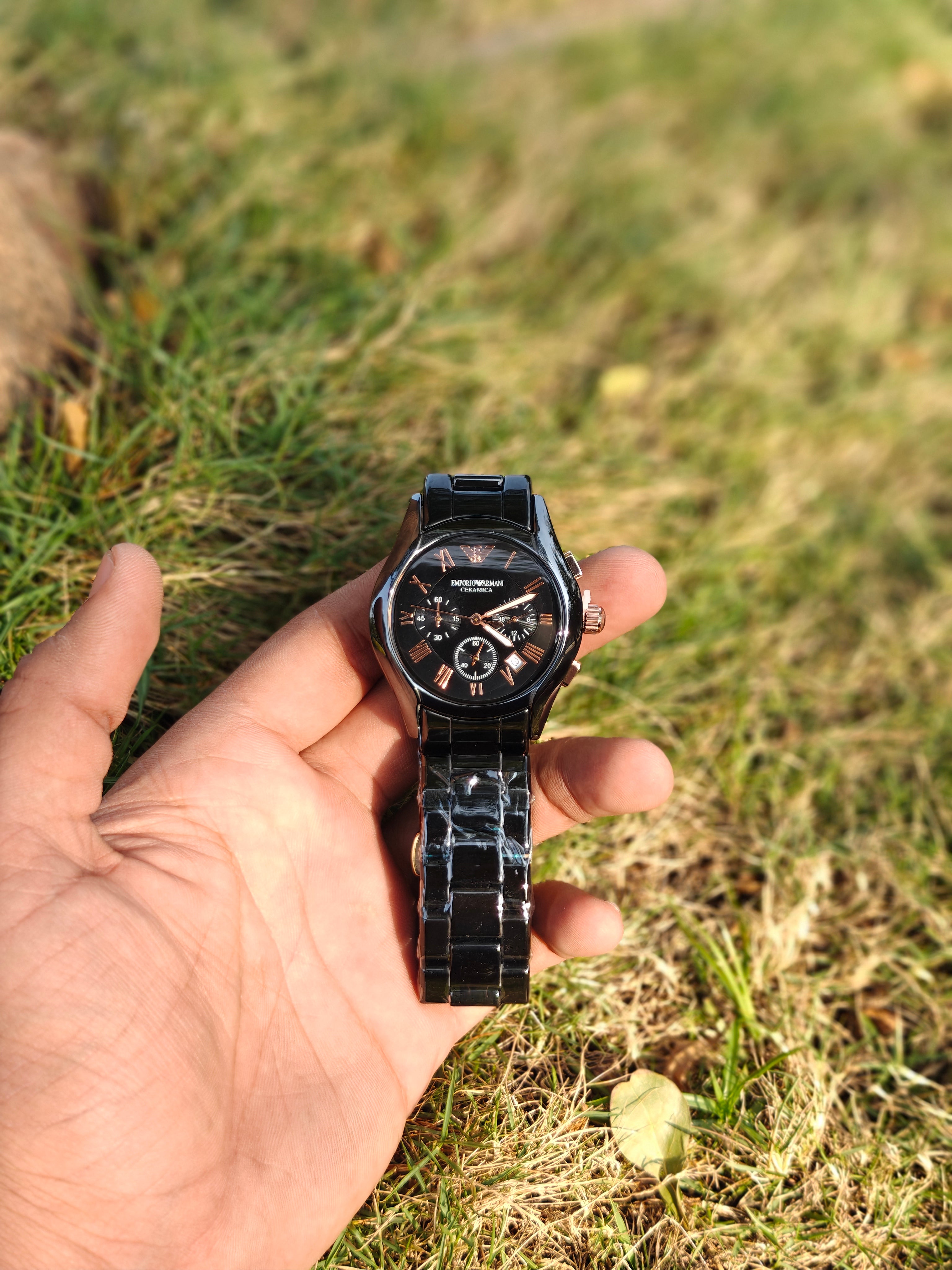 Emporio Armani Men's AR1410 Ceramica Chronograph Men's Watch
