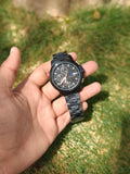 Maserati Style Chronograph – Stealth Black with Rose Gold Accents Sports Edition (Quartz)