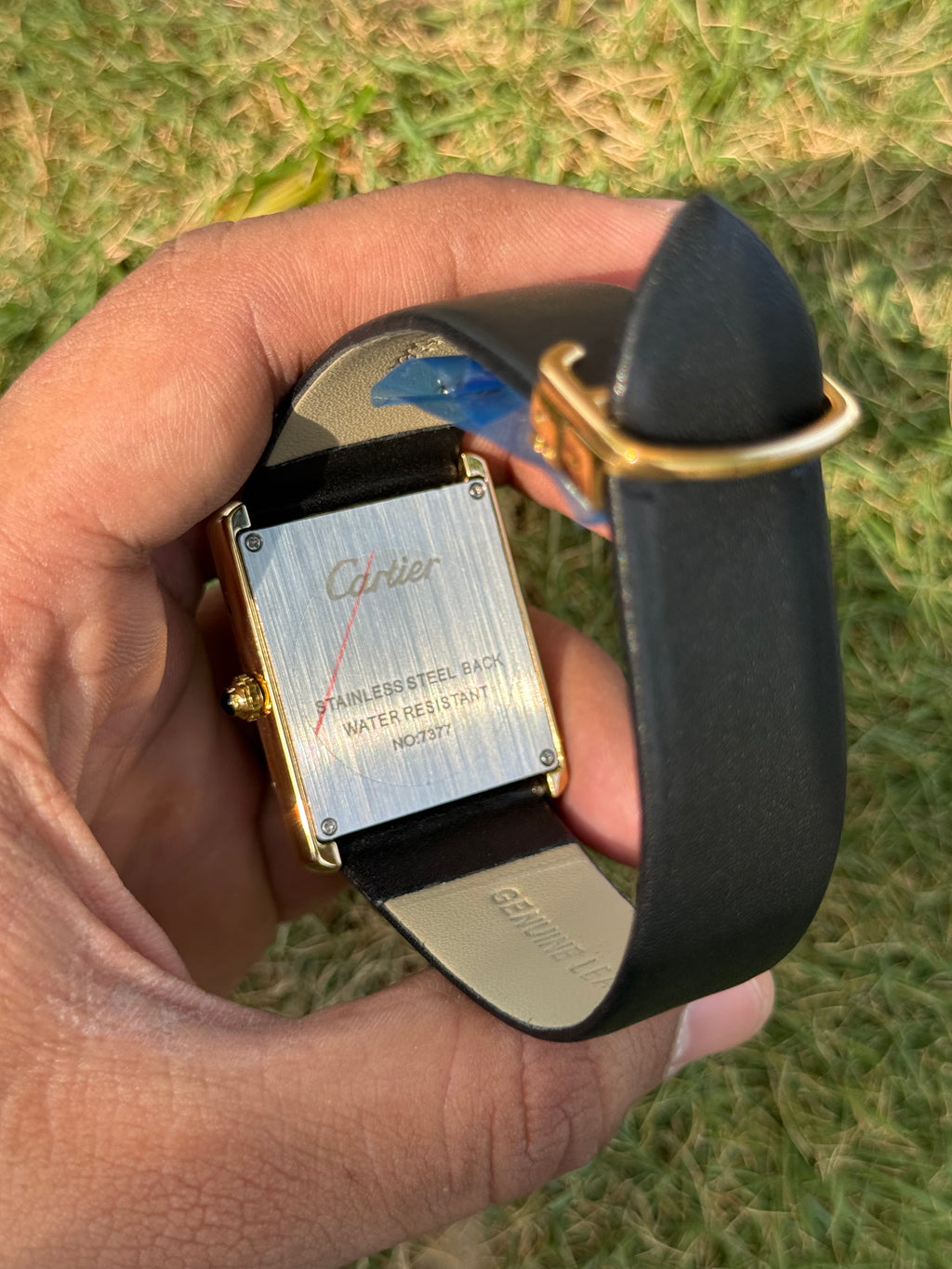 Cartier Tank Must – Monochrome Onyx Black & Gold - Men's Watch